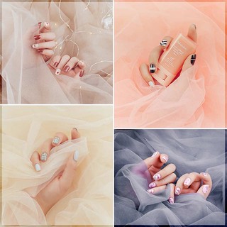 Phụ Kiện Nail - Thảm Voan Decor Chụp Ảnh Nail