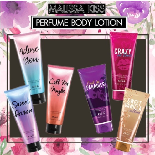 Sữa Dưỡng Thể Kiss Malissa Whitening Perfume Body Lotion