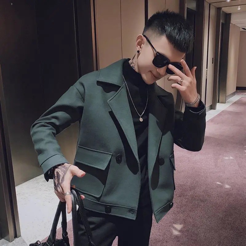 Áo khoác dạ nam thời trang thu đông  thanh niên