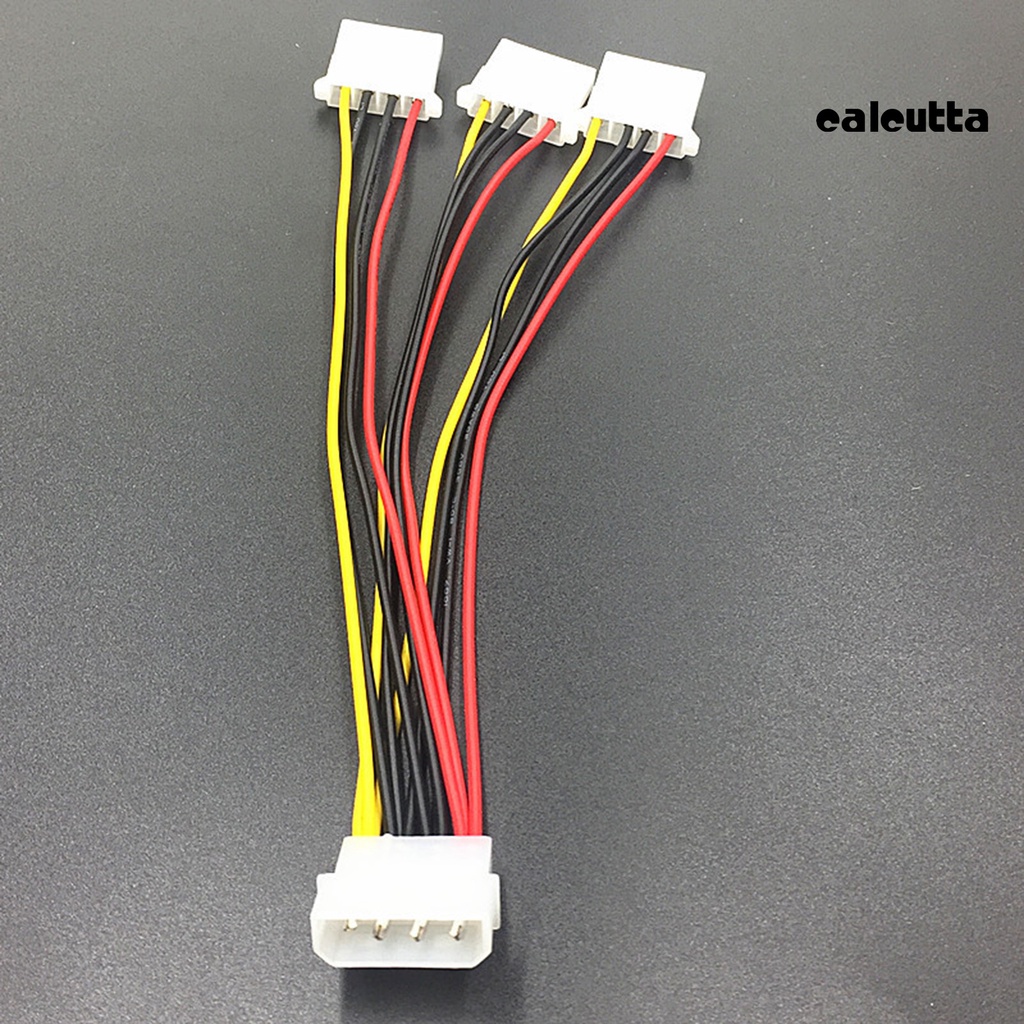 Dây Cáp Nối Dài Chuyển Đổi Nguồn Điện IDE Molex 4-pin 1 Sang 3 CRX_20cm Cho Máy Tính PC