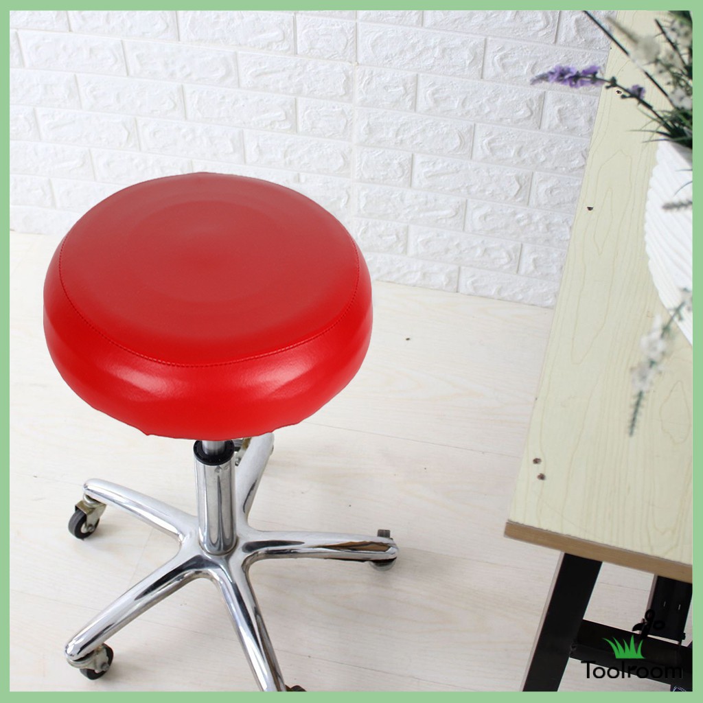 Vỏ Bọc Ghế Xoay Tròn Bằng PU Co Giãn Chống Nước Màu Be