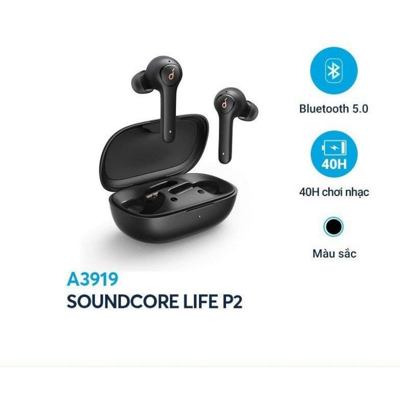 Tai nghe bluetooth TWS SOUNDCORE Life P2 (by Anker) - A3919