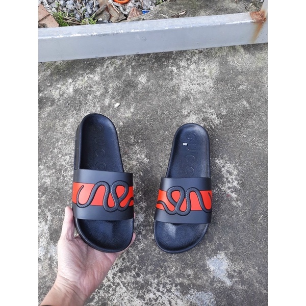 Dép nam quai ngang hình rắn hót 2 màu