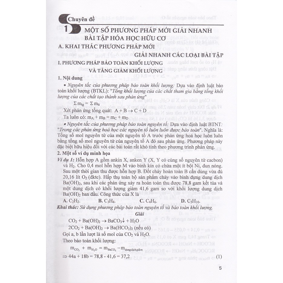 Sách - Khai thác phương pháp mới giải nhanh BTTN Hóa học hữu cơ (Tái bản 1).