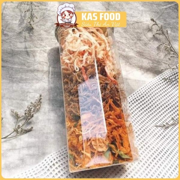 Khô mix 3 vị mực, gà, heo KM3V hàng loại 1, thơm ngon 300g - Kas Food | BigBuy360 - bigbuy360.vn