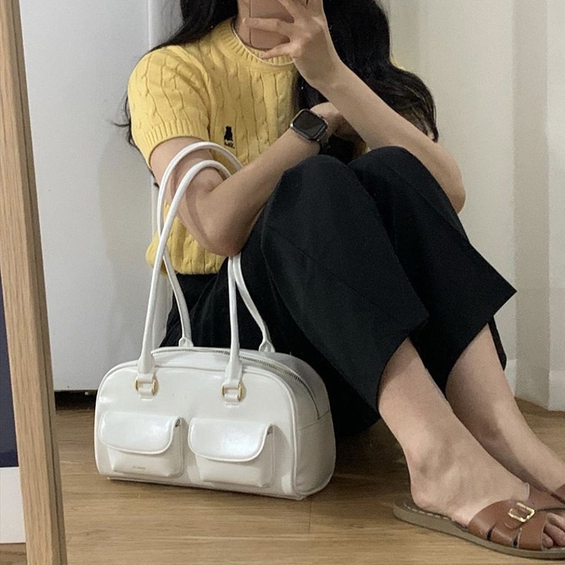 Túi đeo vai IELGY nhiều ngăn phong cách retro thời trang dành cho nữ