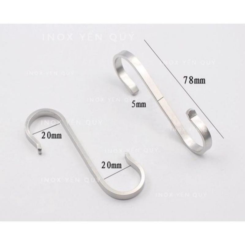 Móc treo đồ chữ S lồng ống inox phi 16/19/22/25/32/38 SHIP HỎA TỐC