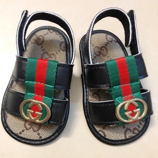 Dép da phong cách cá tính cho bé trai size 3-9m