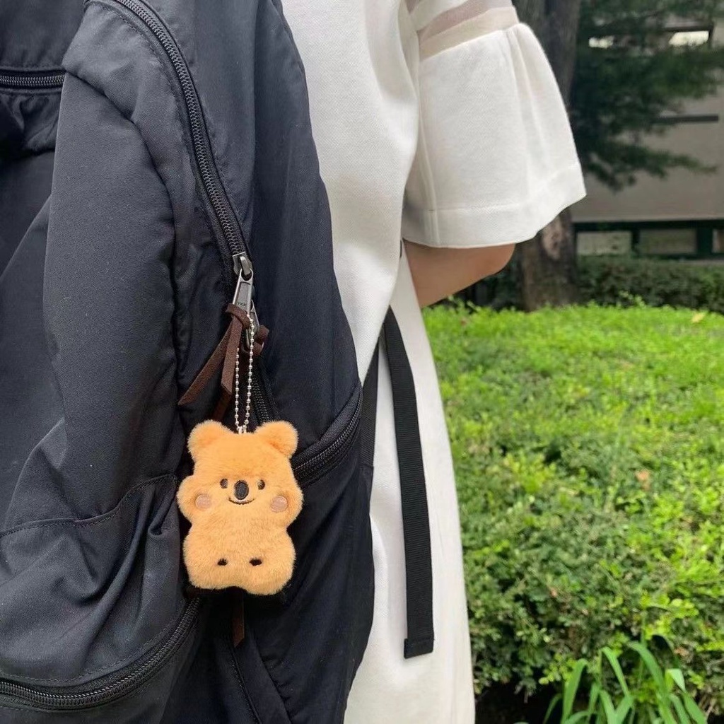 Móc khóa Koala bông nâu dễ thương