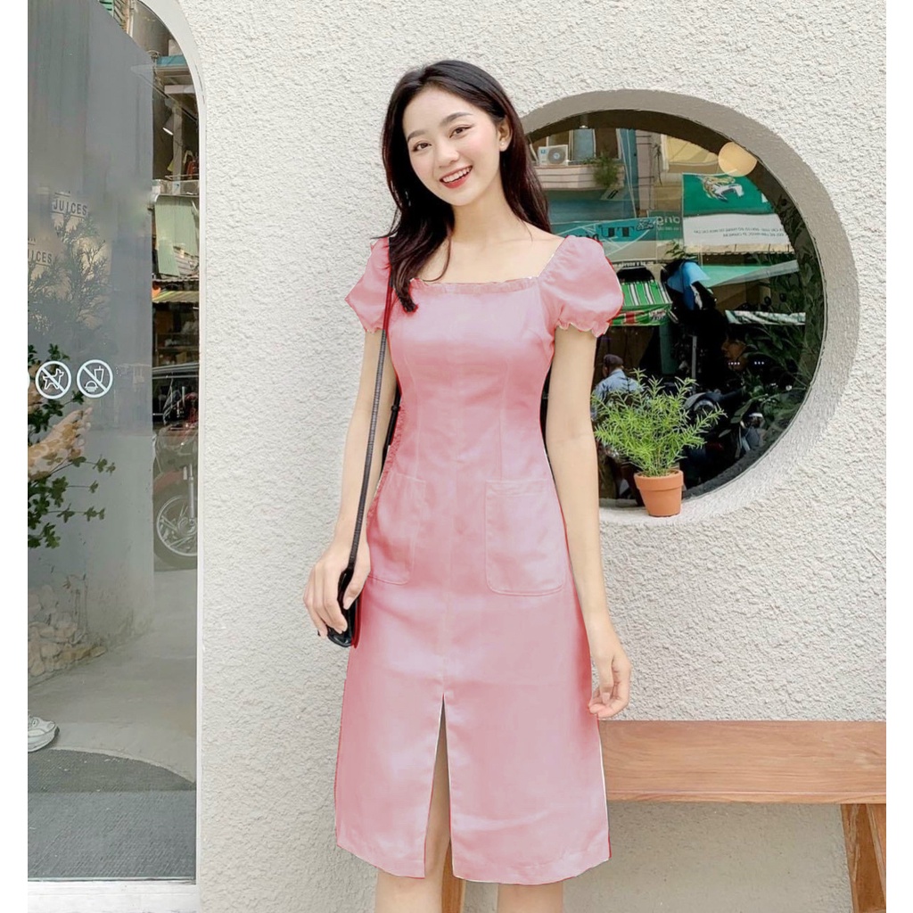 ❣️FREESHIP❣️ĐẦM CHỮ A TAY PHỒNG DỄ THƯƠNG