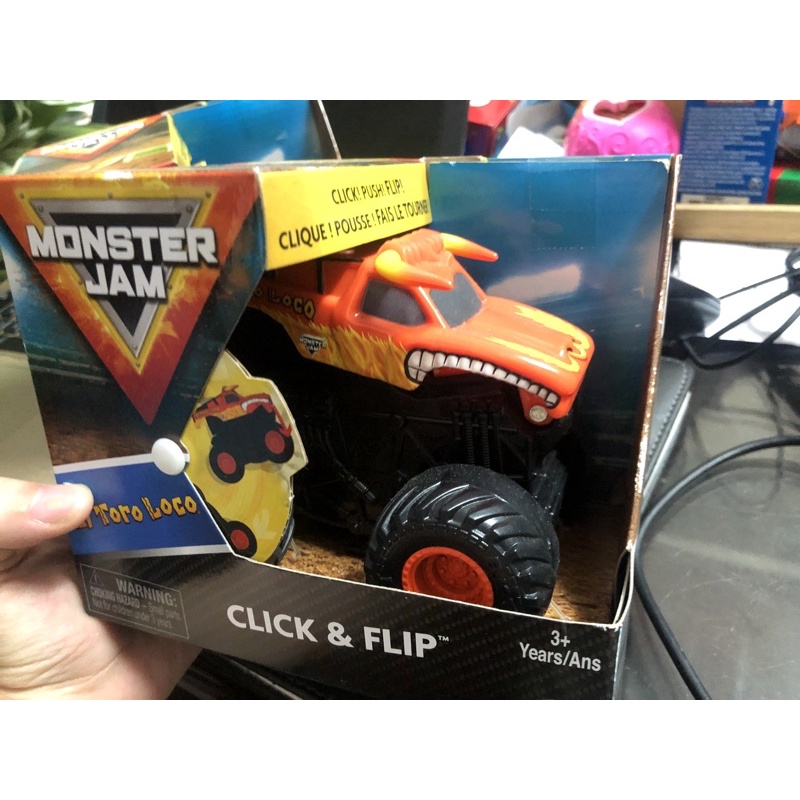 Xe Monster Jam lộn nhào Click and Flip 1:43