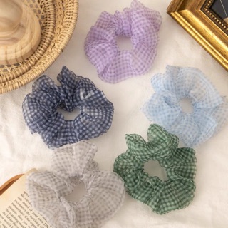 cột tóc scrunchies dây buộc tóc