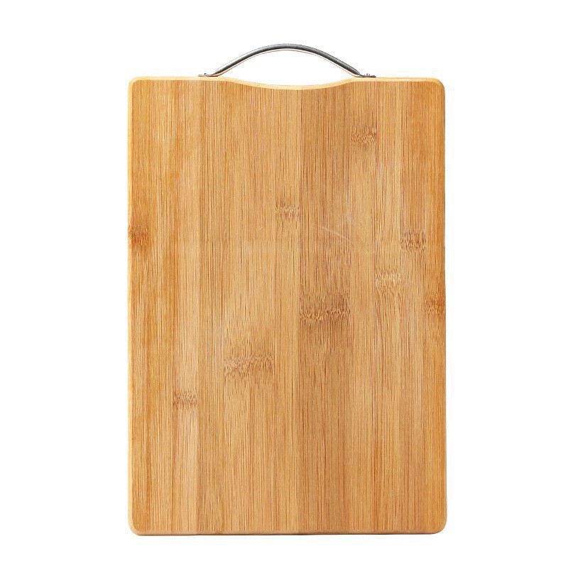 Thớt Tre Trúc Bamboo Board 38 x 28cm Có Quai Treo Hoặc Xách Chắc Chắn Tiện Ích