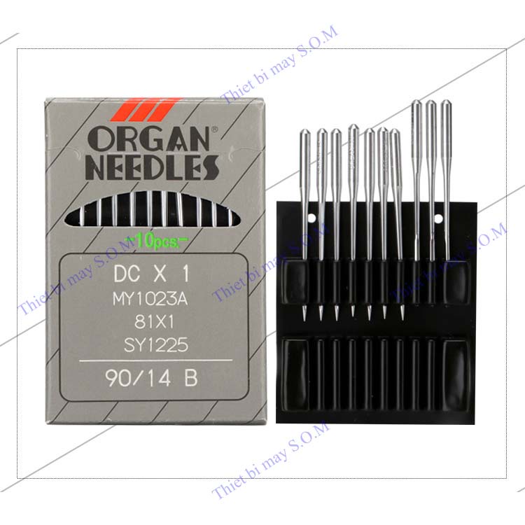 Kim máy may vắt sổ > Kim nhật ORGAN DCx1 > May vải voan