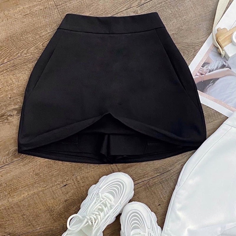 Chân váy ngắn chữ A bigsize chân váy dán A có lót trong lưng thun sau bigsize KIm Ngân từ 50 kg đến 100 kg M/L/XL/Xxl
