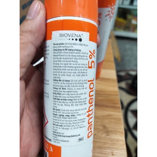 xịt bỏng,cháy nắng Panthenol 5%