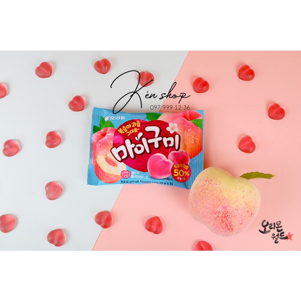 Kẹo dẻo vị đào Orion Hàn Quốc