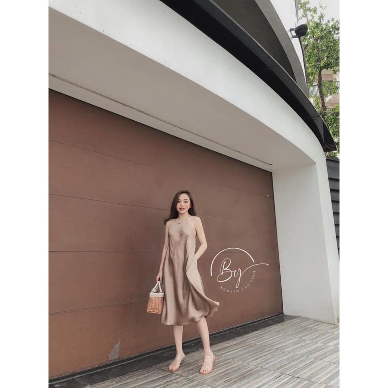 [SupperSale] Váy Yếm Lụa Thái Dáng Dài | BigBuy360 - bigbuy360.vn