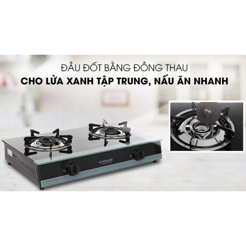 Bếp ga đôi Sunhouse SHB3326MT