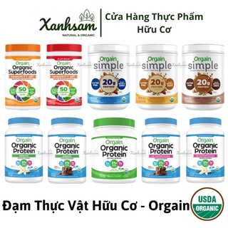 Bột Protein Đạm Thực Vật Hữu Cơ Orgain - XanhSam Organic