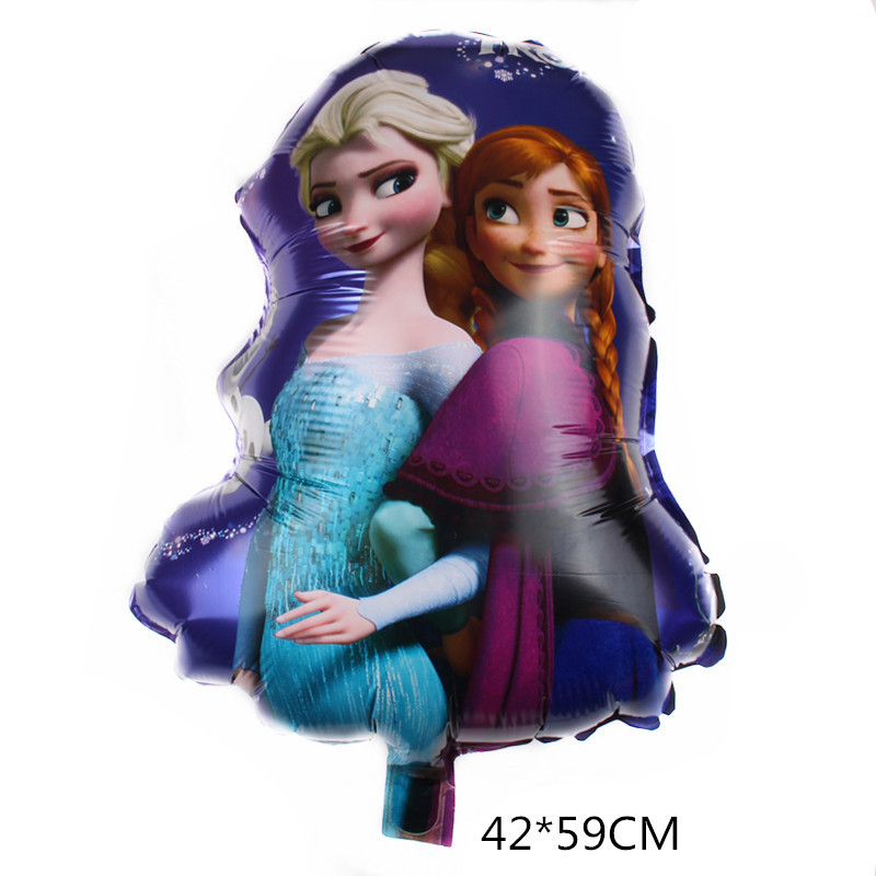 1 Bong Bóng Nhôm Bơm Hơi Hình Công Chúa Elsa Anna Trong Phim Frozen Mới Cho Bé