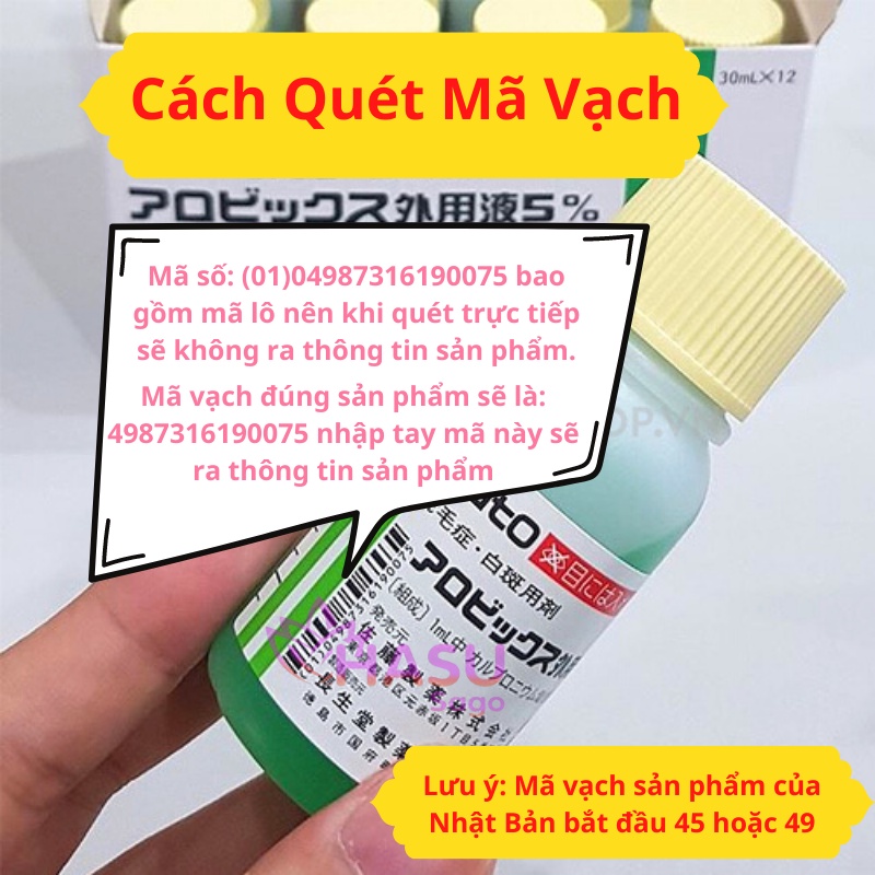 [Chính hãng] Tinh chất Mọc Tóc SATO Arovics Solutions 5% Nhật Bản 30ml