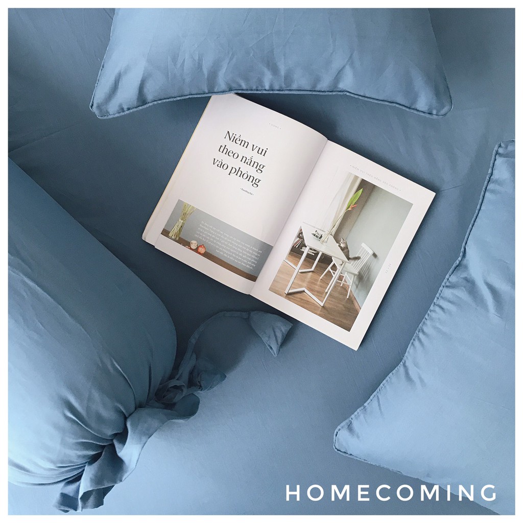 Ga giường màu trơn Cotton Hàn 100% kích thước 1m6x2m/1m8x2m/1m8x2m thương hiệu Homecoming VN