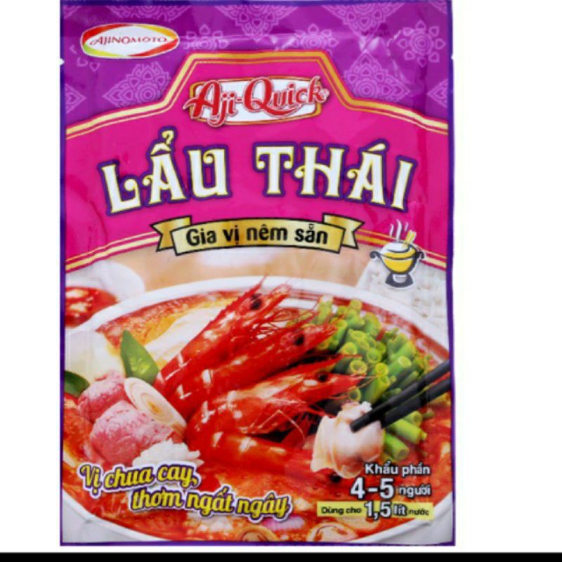 Gia Vị Lẩu Thái ajiQick 55g/gói