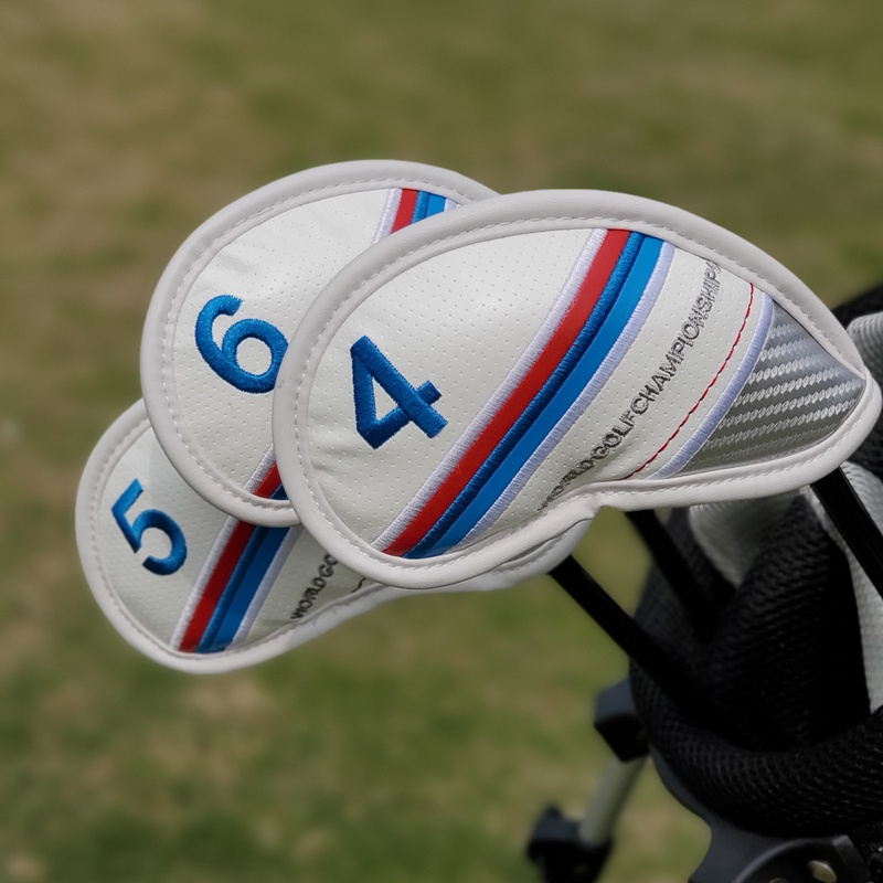 WGC Giải Vô Địch Thế Giới Golf Head Cover Thanh Gỗ Bộ Cap BóngHeadgear Bóng Bảo Vệ rJcj