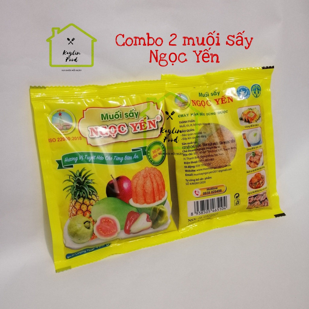 Combo 2 Muối Sấy Ngọc Yến 100g Chấm Gì Cũng Ngon