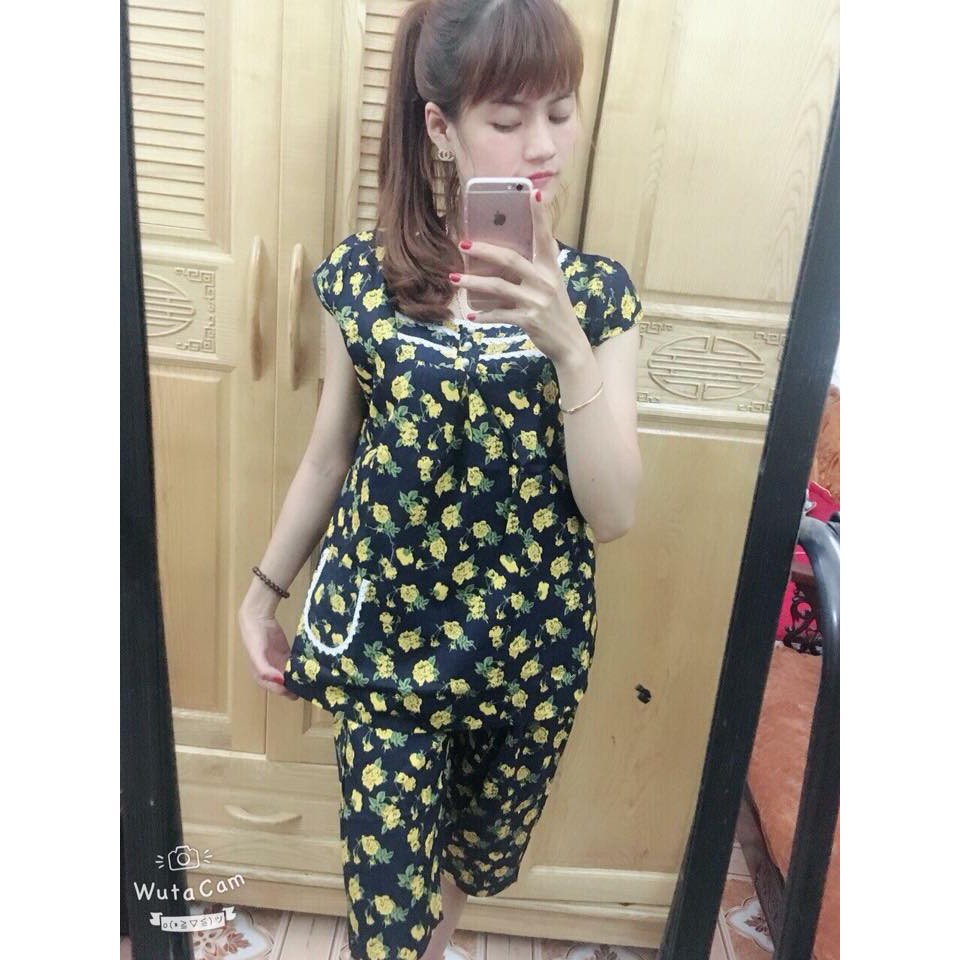Bộ đồ bầu chất thô đẹp, mát