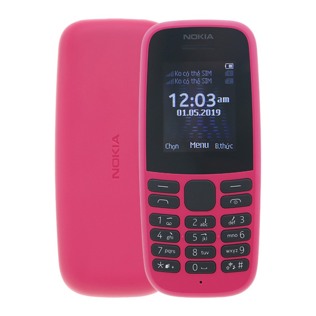 Điện thoại nokia 105 2017 1 sim và 2 sim giá rẻ không tưởng chính hãng like new đầy đủ pin sạc màu sắc ngẫu nhiên | BigBuy360 - bigbuy360.vn