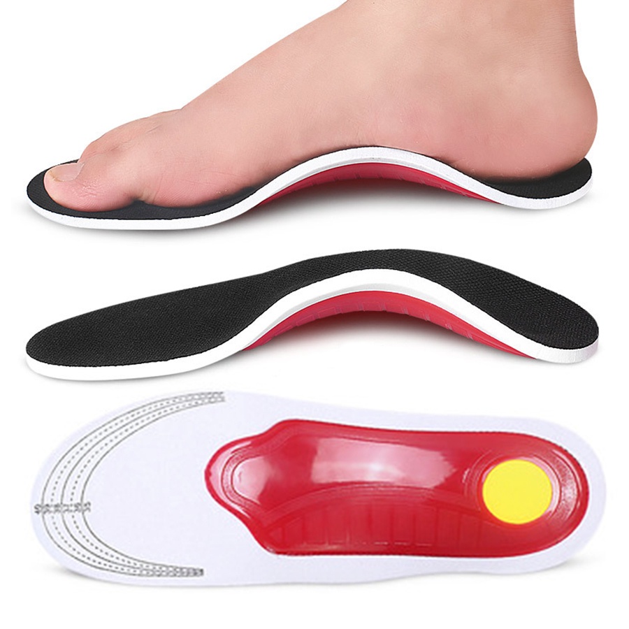 Đệm Gel Lót Giày Hỗ Trợ Chỉnh Hình Vòm Chân 3D Cao Cấp Cho Nam Nữ