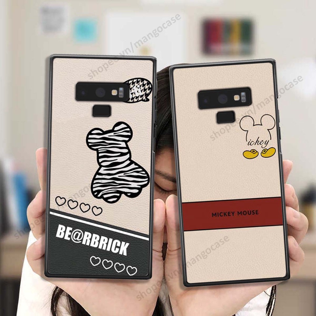 Ốp lưng Samsung Note 9 in hình happy nice, bé gấu đáng yêu