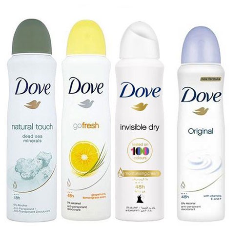 Xịt khử mùi Dove 150ml-Chính hãng