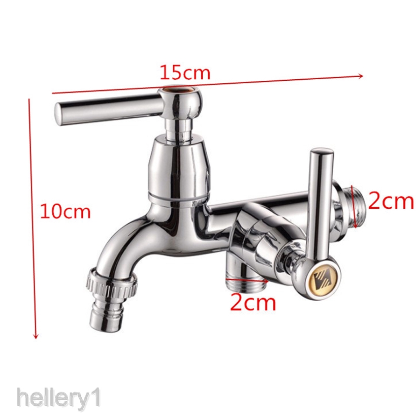 1 Vòi Nước Đánh Bóng Mạ Điện Gắn Tường Nhà Bếp / Phòng Tắm