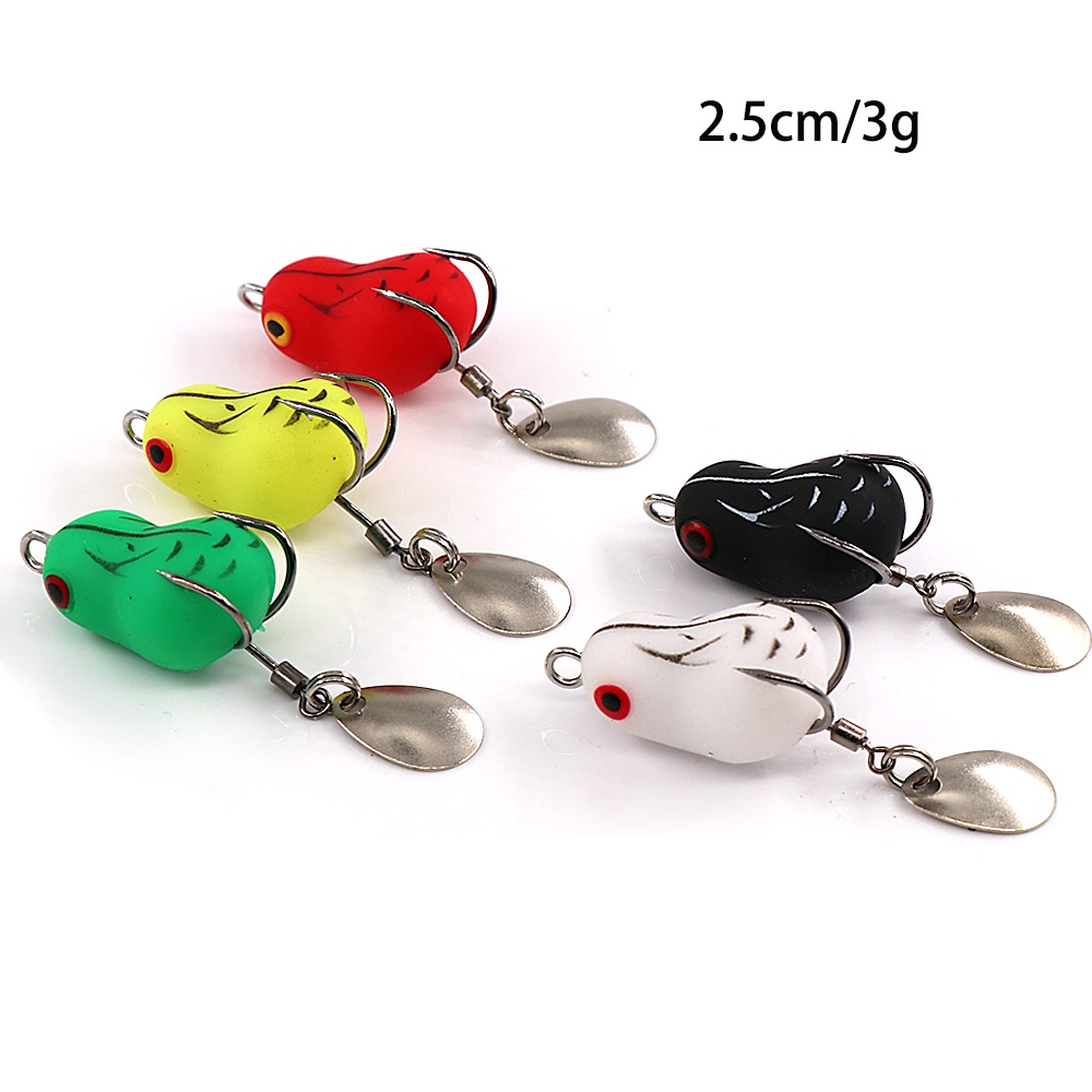 mồi giả Mồi Câu Cá Giả Hình Con Ếch 2.5cm/3.2g  Super Frog Lure Mồi giả câu cá lóc