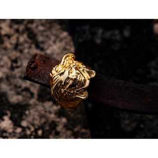 Nhẫn Versace Titan Mạ Vàng 18K