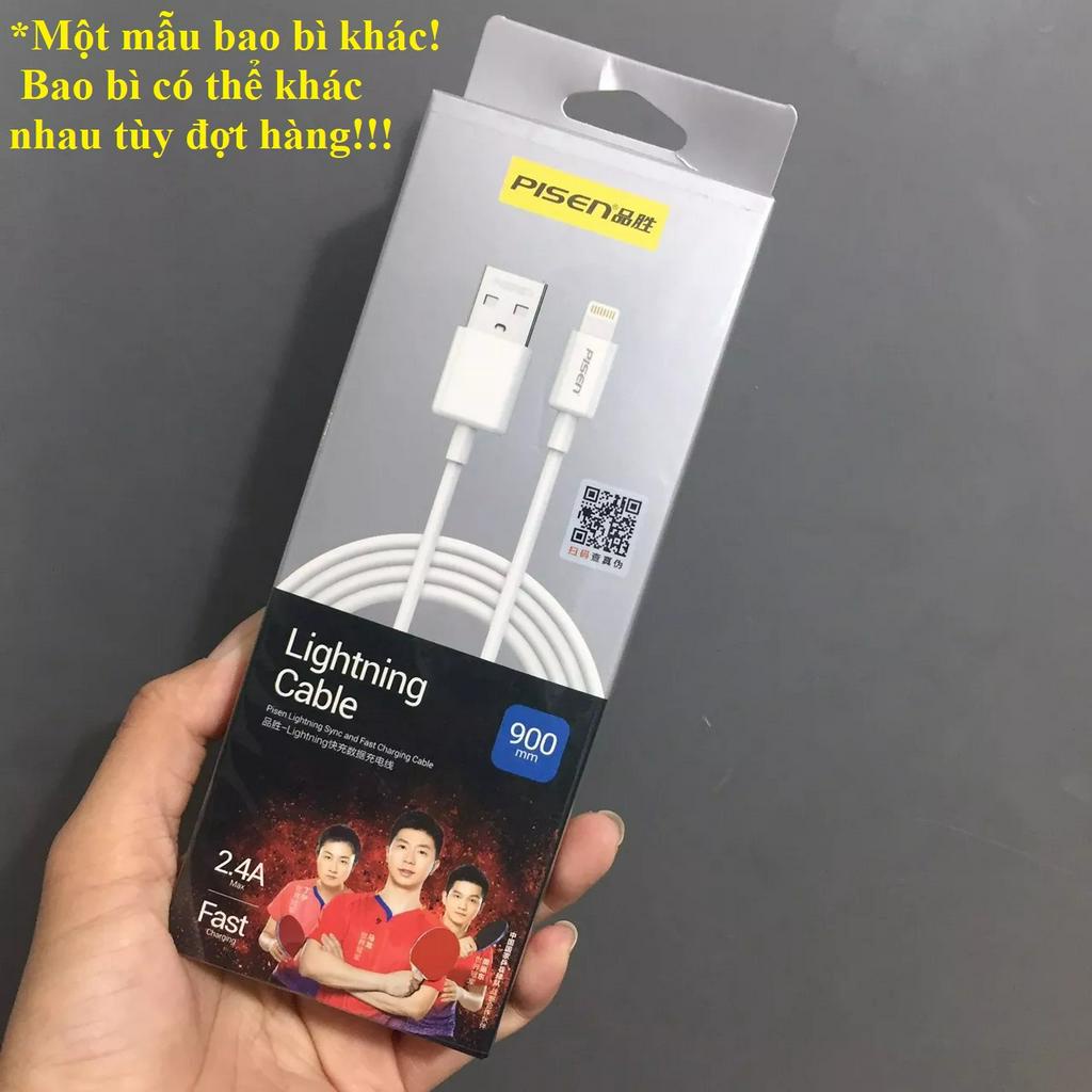Cáp sạc và dữ liệu ip 2.4A Usb to L Pisen AL05