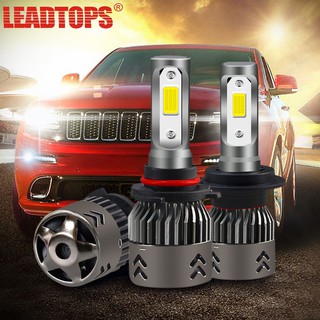 Set 2 bóng đèn pha led h7 h4 h11 h1 h13 h3 9004 9005 9006 9007