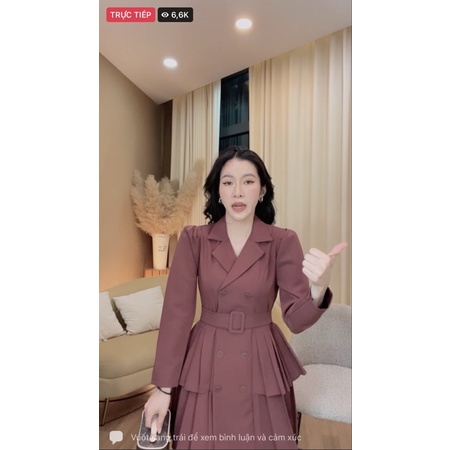 🌺Set vest/ chân váy ly Loan Lâm 🌺