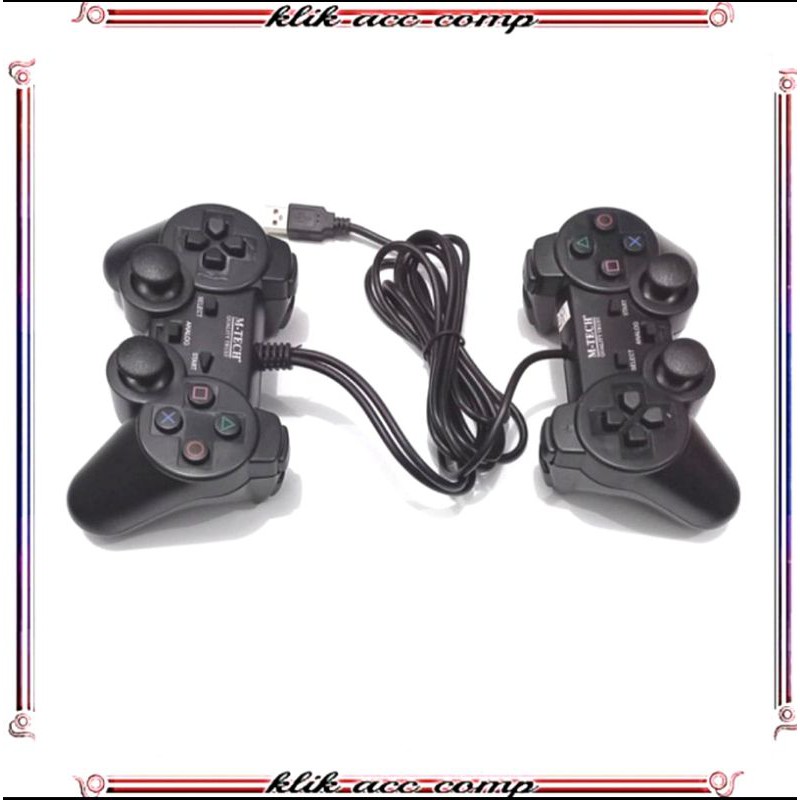 M Tech Gậy Chơi Game Màu Đen Chế Độ Rung Chính Hãng Cho PC Laptop PS