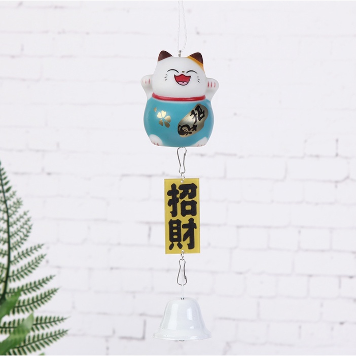 Chuông gió MÈO MAY MẮN TÀI LỘC trang trí siêu dễ thương
