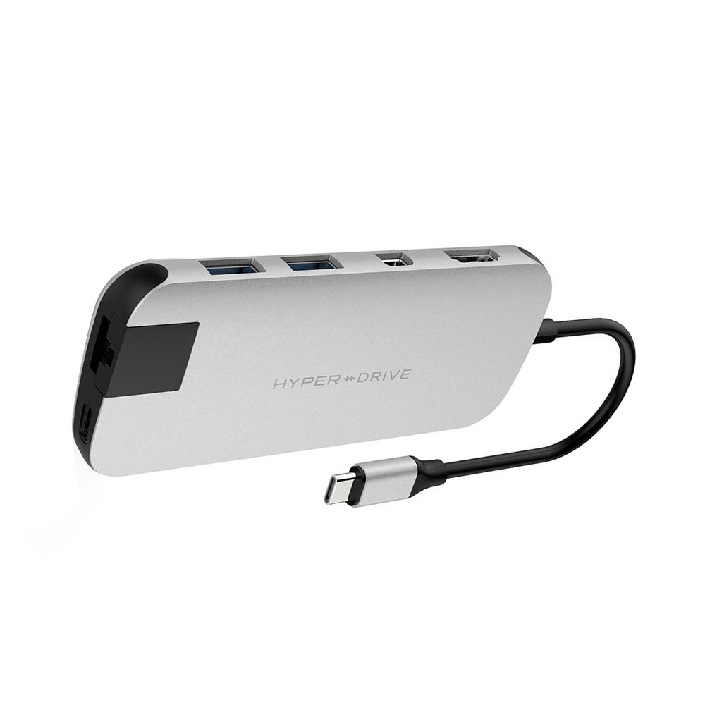 Bộ chia/ Hub Hyperdrive Slim USB-C Multi Port HD247B (Bạc) - Bảo hành 12 tháng