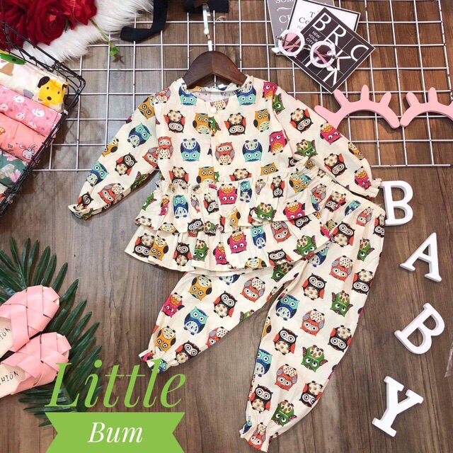 Set 5 bộ pijama cho bé