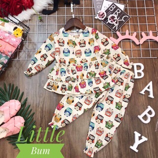 Set 5 bộ pijama cho bé