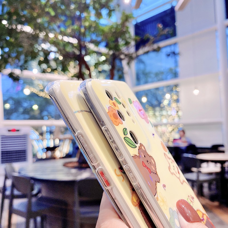 Ốp điện thoại Jelly mềm lấp lánh cho Samsung Galaxy S21 Ultra Note 8 9 10 20 S20 FE S10 Plus S9 5G