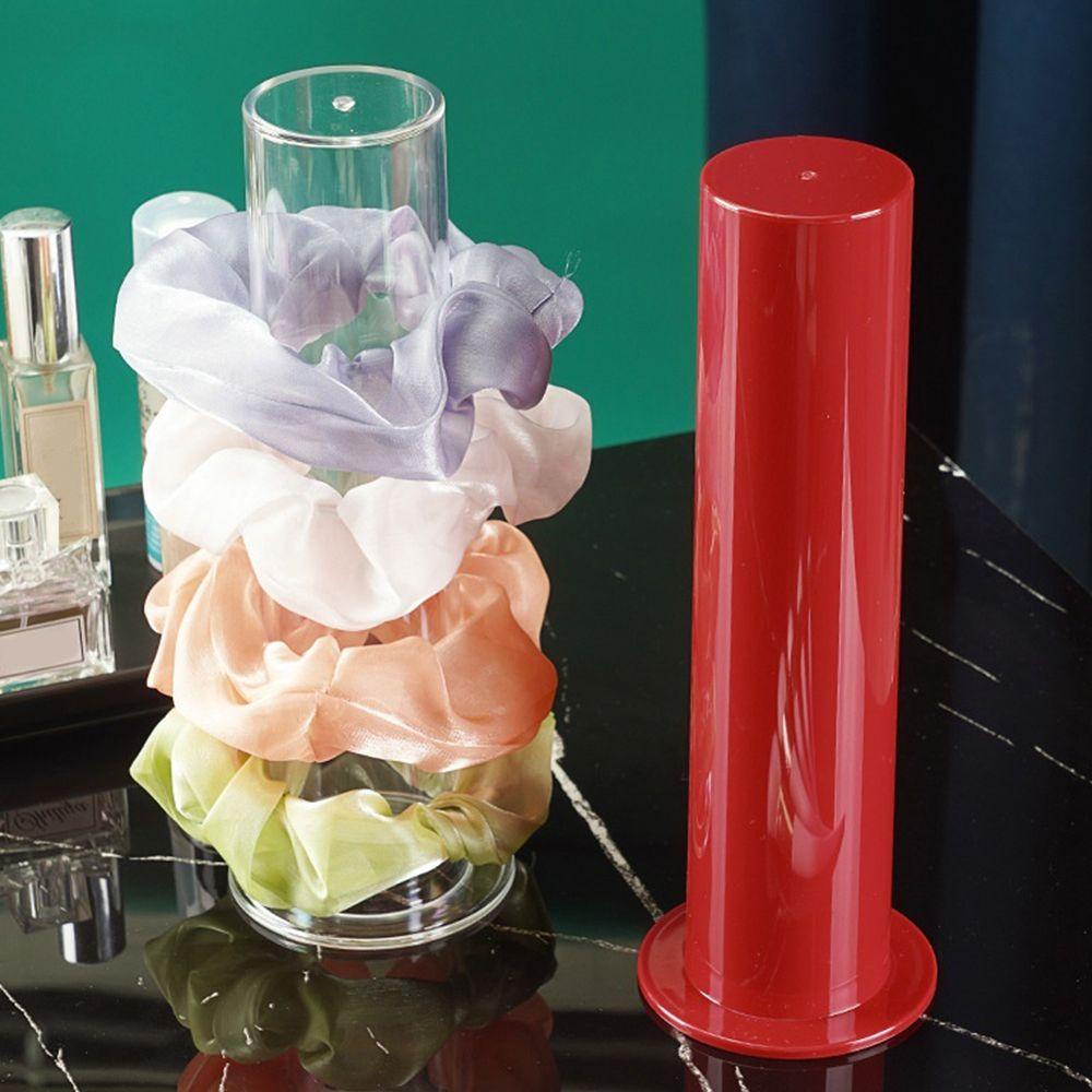 ANEMONE Giá Đỡ Trưng Bày Dây Buộc Tóc / Nhẫn Hình Trụ Bằng Acrylic