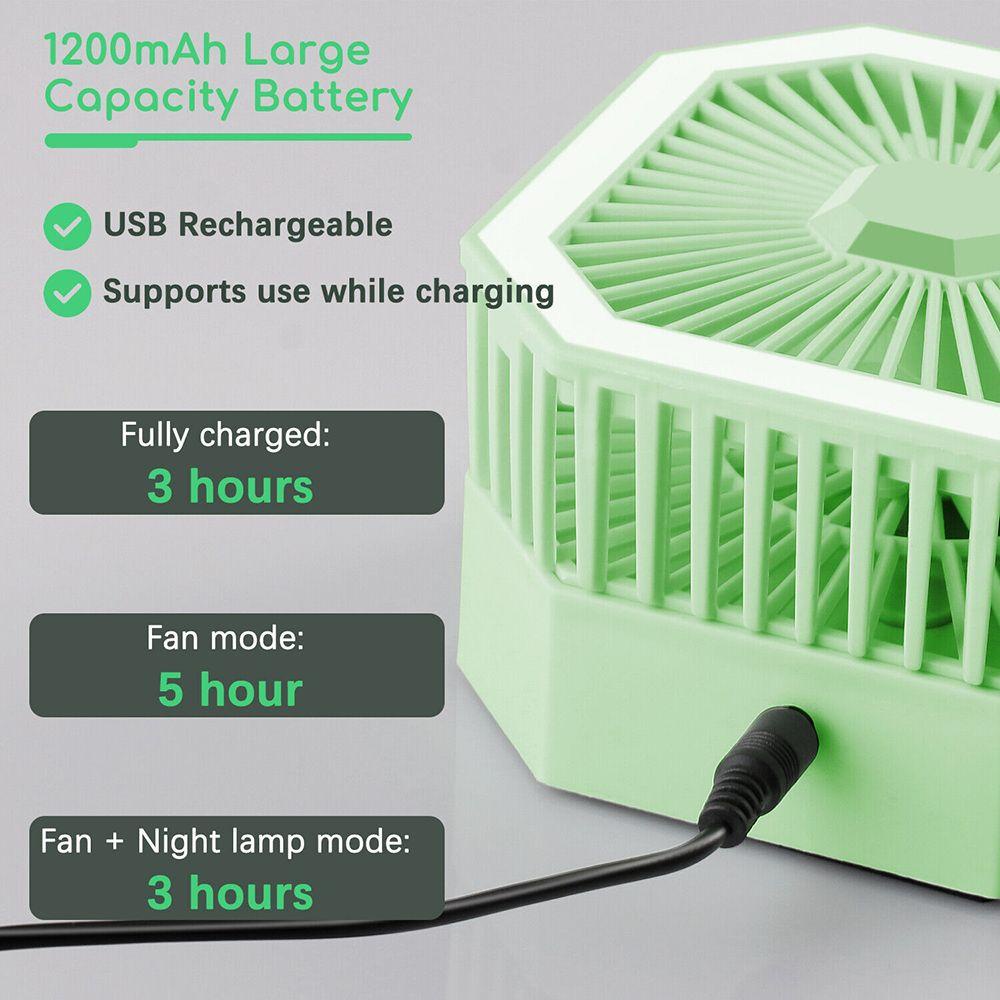 Quạt Để Bàn Có Thể Sạc Lại Thiết Kế Mới Tiện Lợi Dễ Sử Dụng