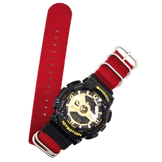 Dây Đeo Đồng Hồ Nylon Cho Casio G-Shock GA-110/100/120/150/200/300/400 GD-100/110/120 G-8900 DW-5600 GW-M5610 DW-6900 G-5600 GW-6900 DW-9052 GLS-8900 +16mm